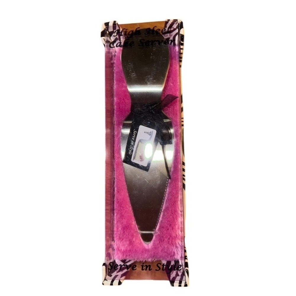 Wild Eye Designs Cake Server Pie Server Zebra Print Heel Removable